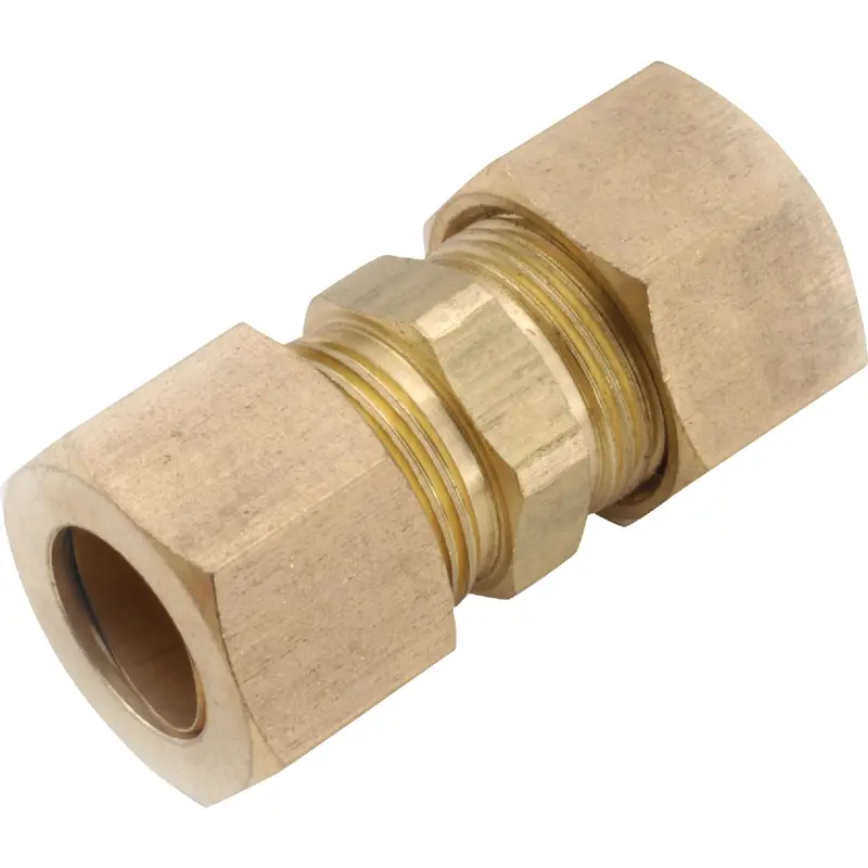 Anderson Metals Low-Lead Brass Compression Union – 1/2-Inch Size, Nsf Certified 1