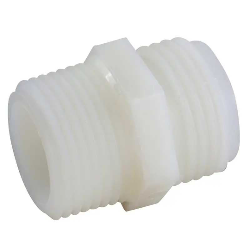 Anderson Metals Nylon Hose Adapter – 3/4" Hose X 1-1/4" Mip, Chemical-Resistant Fitting For Irrigation Lines 1