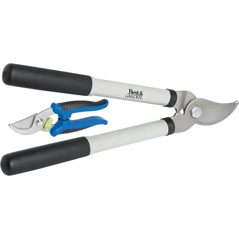 Best Garden Combo Tool Set – 15" Bypass Lopper + 7" Bypass Pruner 1