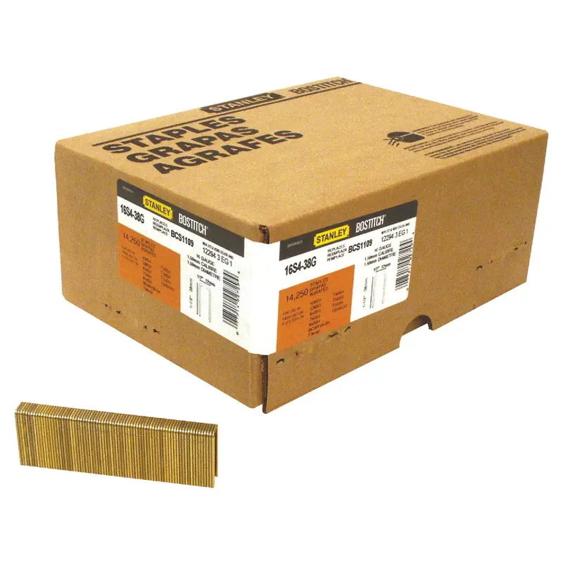 Bostitch Galvanized Decking Staples – 16-Gauge, ½" × 1½", 12,000 Count 1