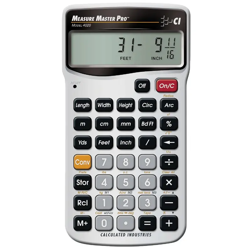 Calculated Industries Measure Master Pro – Advanced Construction Project Calculator 1