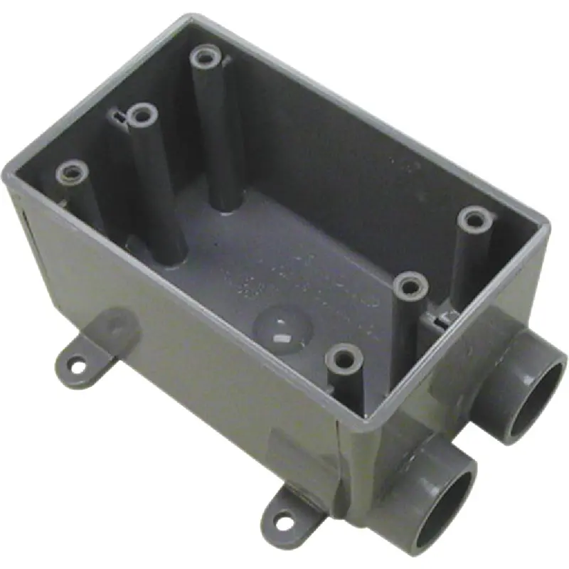 Carlon Pvc Rigid Non-Metallic Wall Box – 1-Gang Dead-End Termination, 1/2-Inch Outlet 1