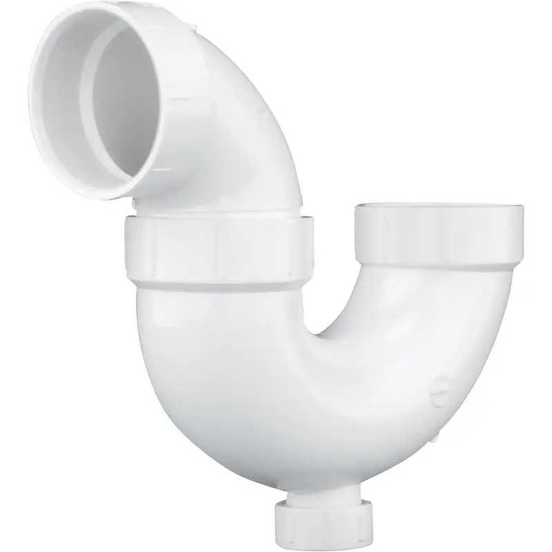 Charlotte Pipe White Pvc P-Trap With Cleanout – 2-Inch Diameter 1
