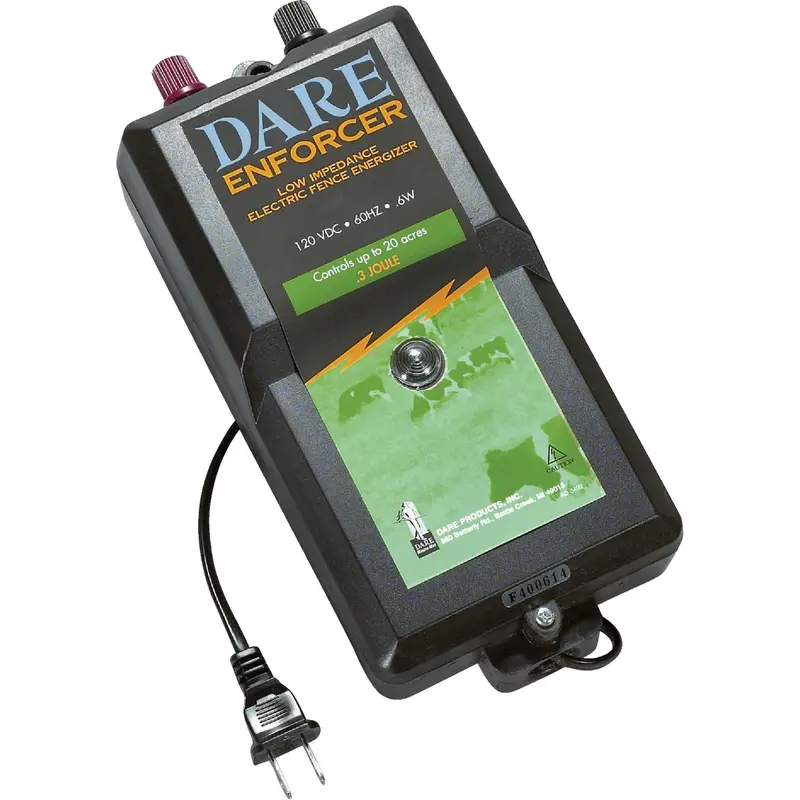 Dare Enforcer Electric Fence Energizer – 20-Acre Coverage 1