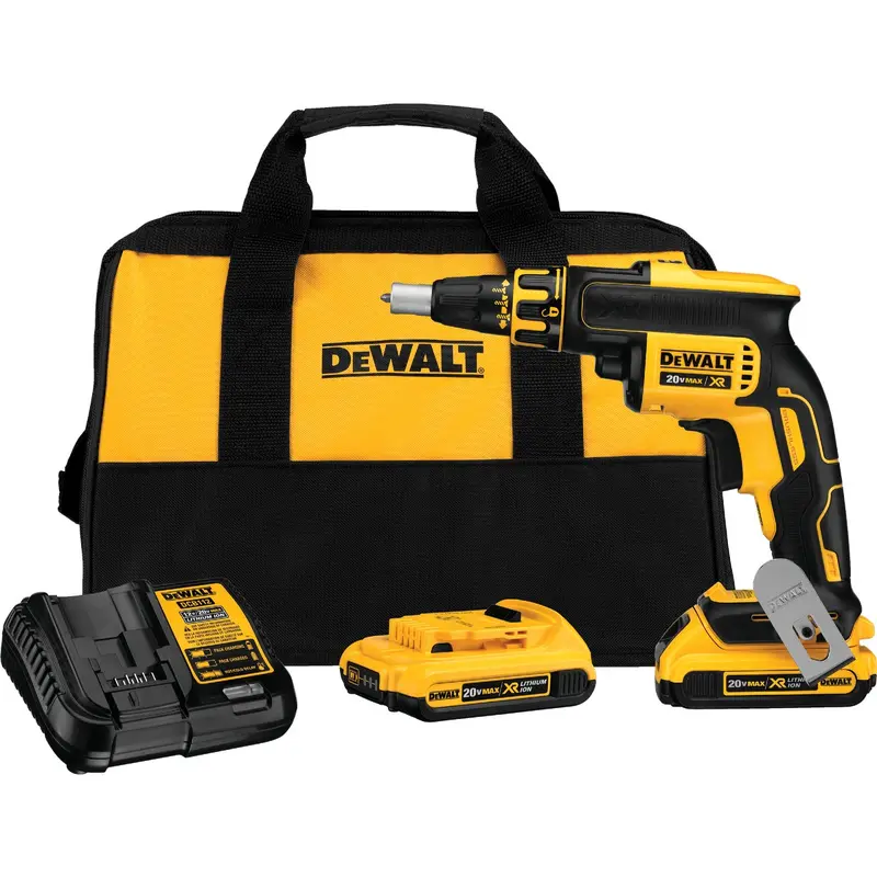 Dewalt 20V Max Xr Brushless Drywall Screwgun Kit – Cordless Fastening System With Battery & Charger 1