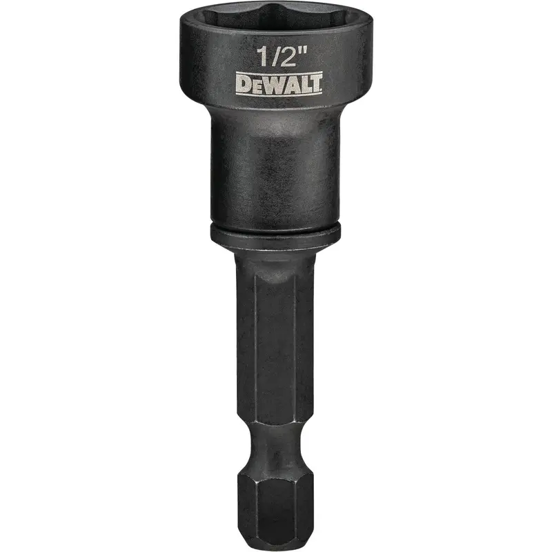 Dewalt Impact-Ready Magnetic Nut Driver – 1/2-Inch X 2-Inch, Cleanable Design 1