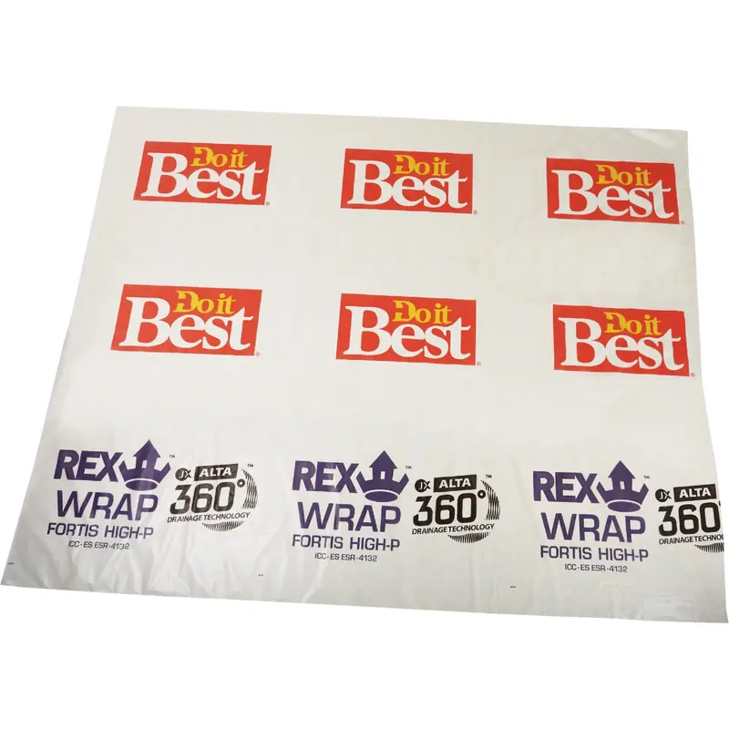 Do It Best Rex Wrap Fortis Alta House Wrap – 9 Ft × 100 Ft Breathable Barrier 1