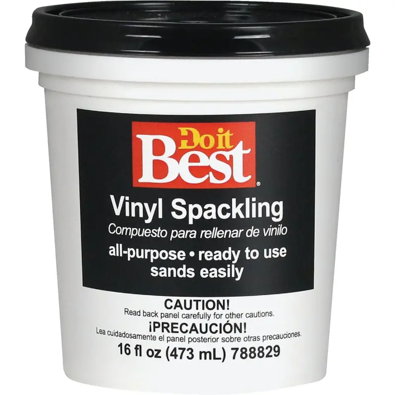 Do It Best Vinyl Spackling Paste – 1-Pint General Purpose Repair Compound 1