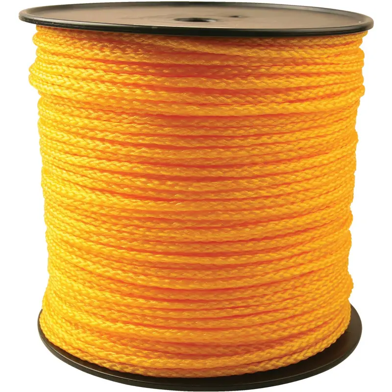 Do It Best Yellow Braided Polypropylene Rope – 1/4 In. X 1000 Ft. 1
