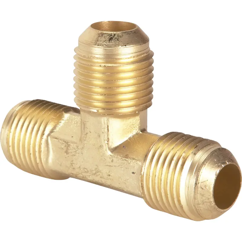 Do It Brass Flare Fitting – 3/8 In Tee For Refrigeration And Low-Pressure Fluid Lines 1