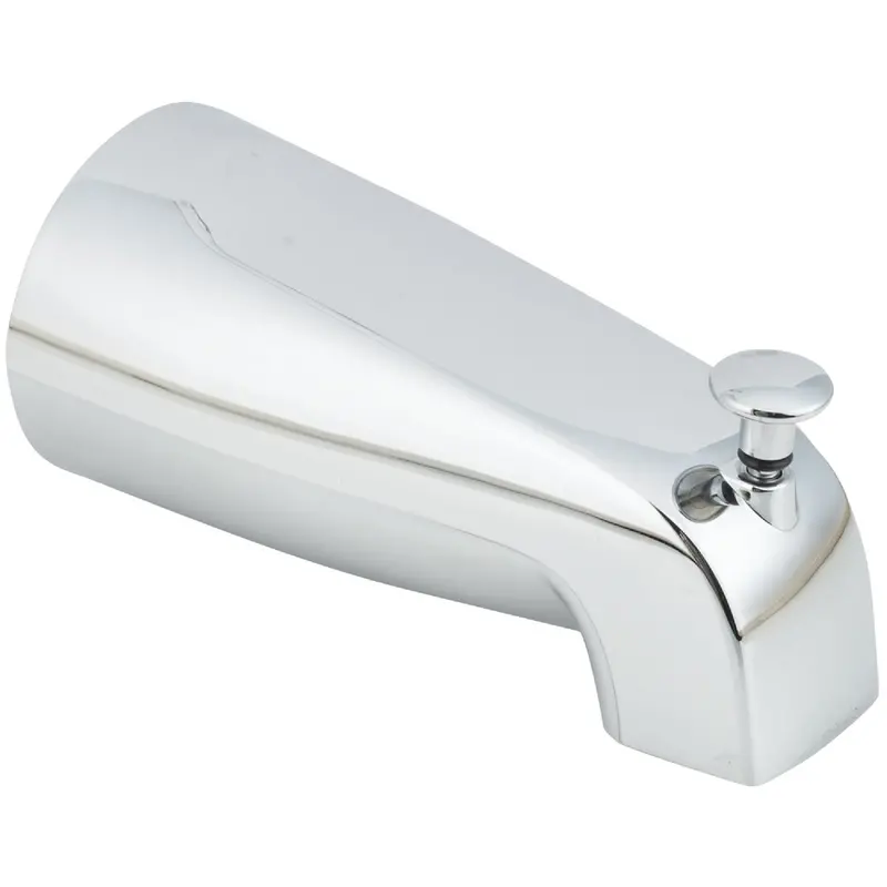 Do It Chrome Bathtub Spout – 5-1/2" With Integrated Diverter For Shower Function 1