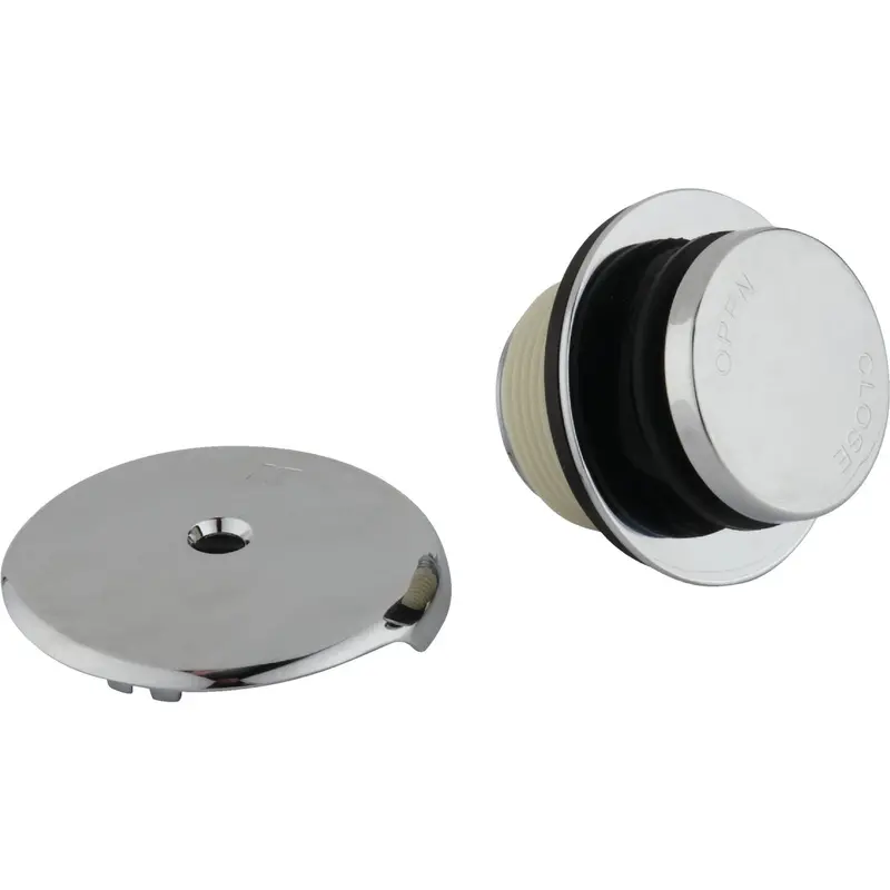 Do It Foot Lok Stop Bath Drain Trim Kit – Polished Chrome Finish 1