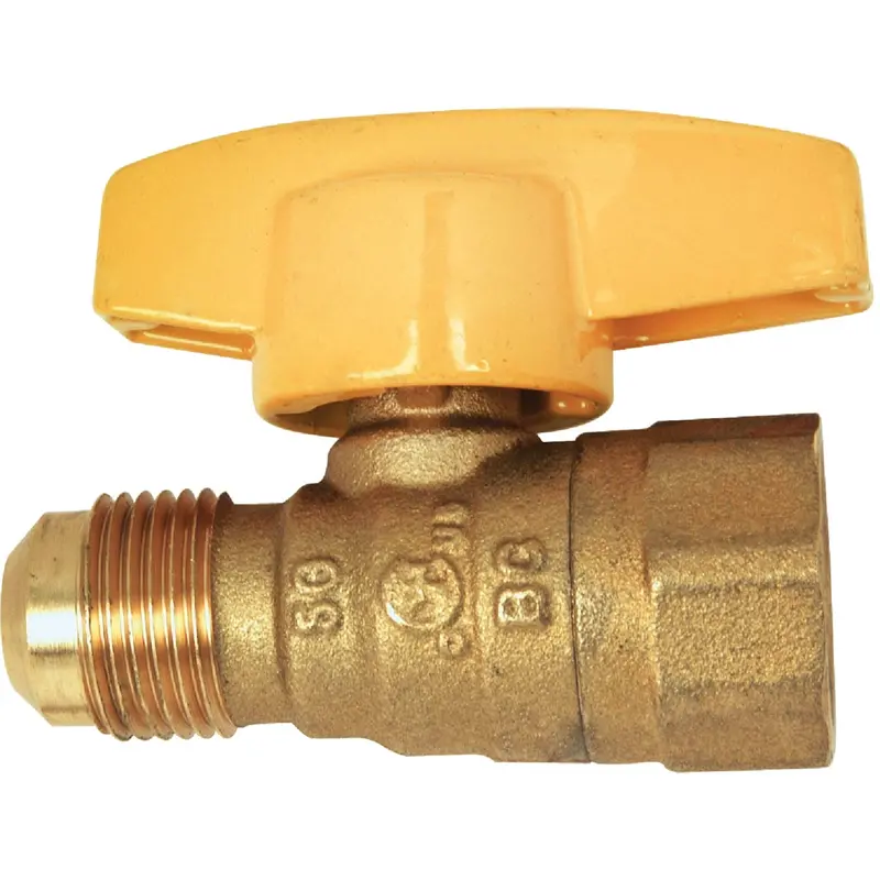 Dormont Forged Brass Gas Shutoff Valve – 1/2" Od Male Flare To 1/2" Fip Connection 1