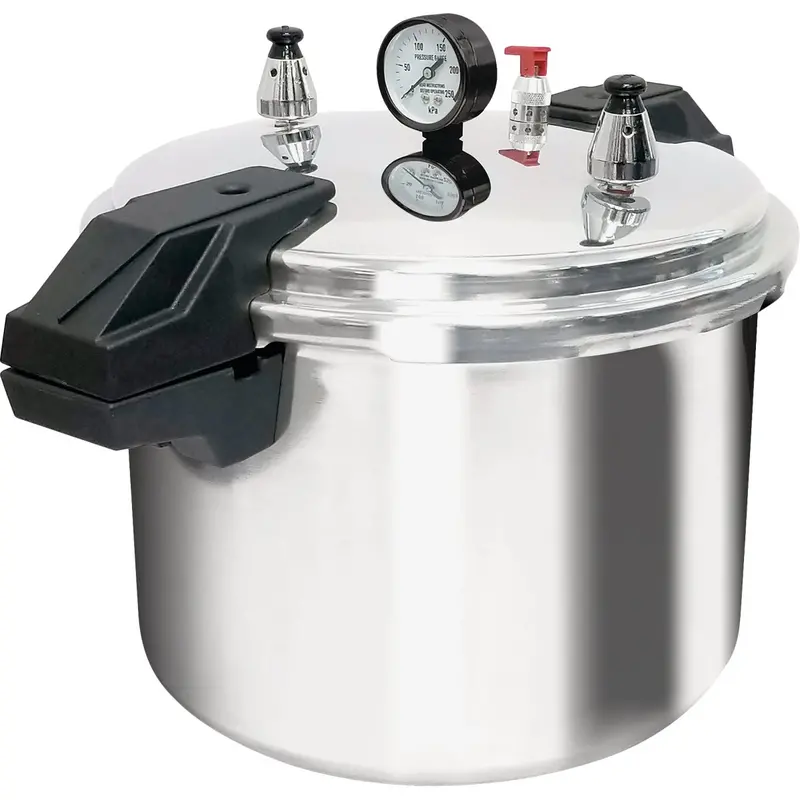 Gourmet Trends Heavy-Duty 16-Quart Pressure Canner And Multi-Cooker For Home Canning 1
