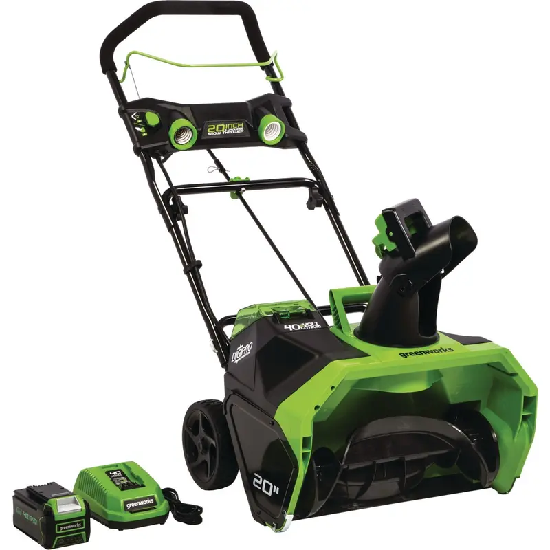 Greenworks G-Max Cordless Snow Blower – 20" Width, 40V Lithium-Ion Power 1