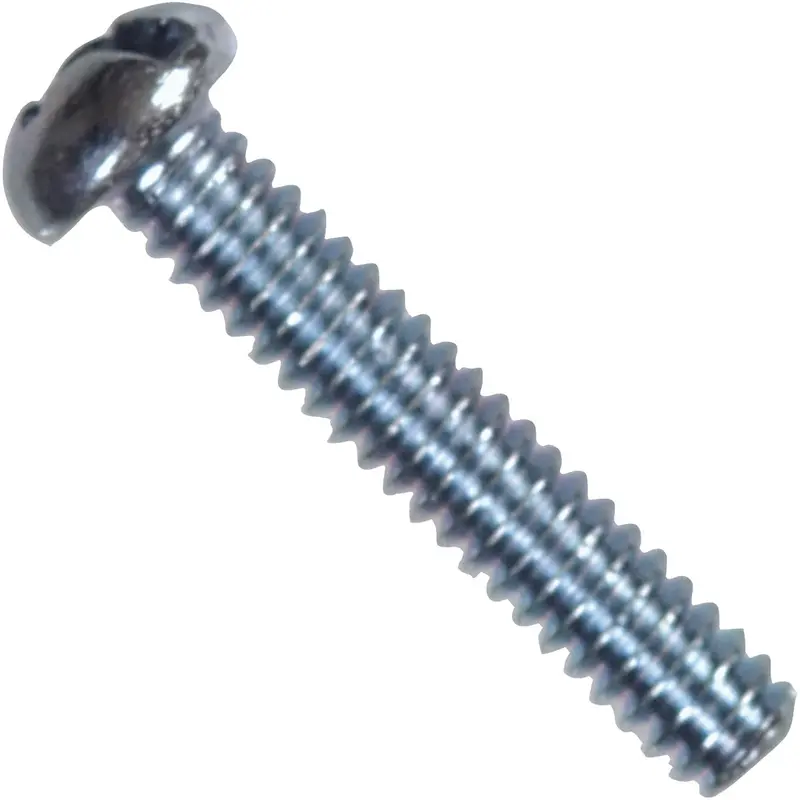 Hillman Combination Machine Screw – 1/4"-20 × 1/2", Round Head, Zinc-Plated (100-Pack) 1
