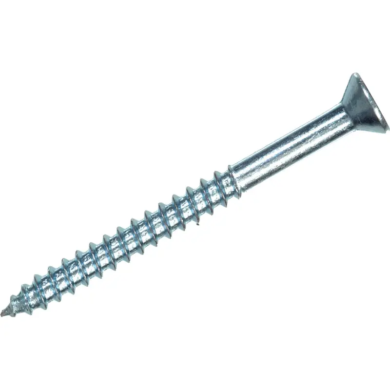 Hillman Phillips Flat Head Wood Screws – #8 X 3 Inch, Zinc Chromate Coated, 5-Pack 1