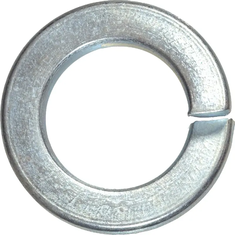 Hillman Split Lock Washers – 1/4-Inch Hardened Steel, Zinc-Plated, 100-Pack 1
