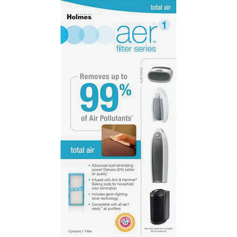 Holmes Aer Hepa Replacement Filter For Air Purifiers – Compatible Model Series 1