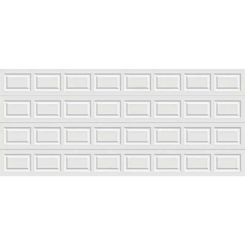 Holmes Gold Series Insulated Steel Garage Door – 16-Foot Wide X 7-Foot Tall, White Finish With Ez-Set Torsion Spring 1