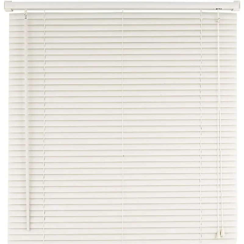 Home Impressions Corded Mini-Blinds – 23 X 42 Inch, White Vinyl Light Filtering 1