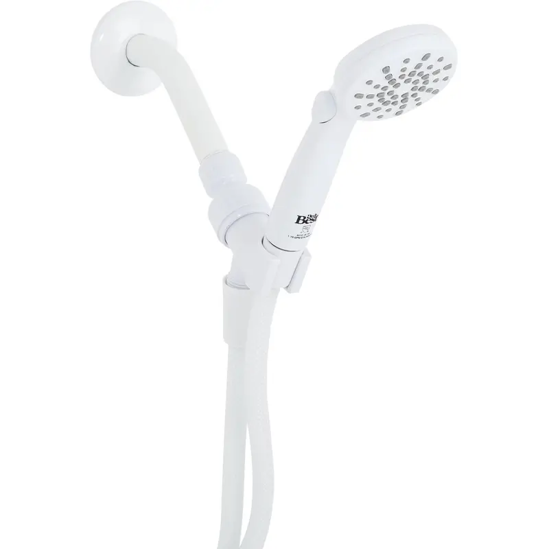 Home Impressions Dual-Function Handheld Shower, 2-Spray, 1.8 Gpm, White Finish 1