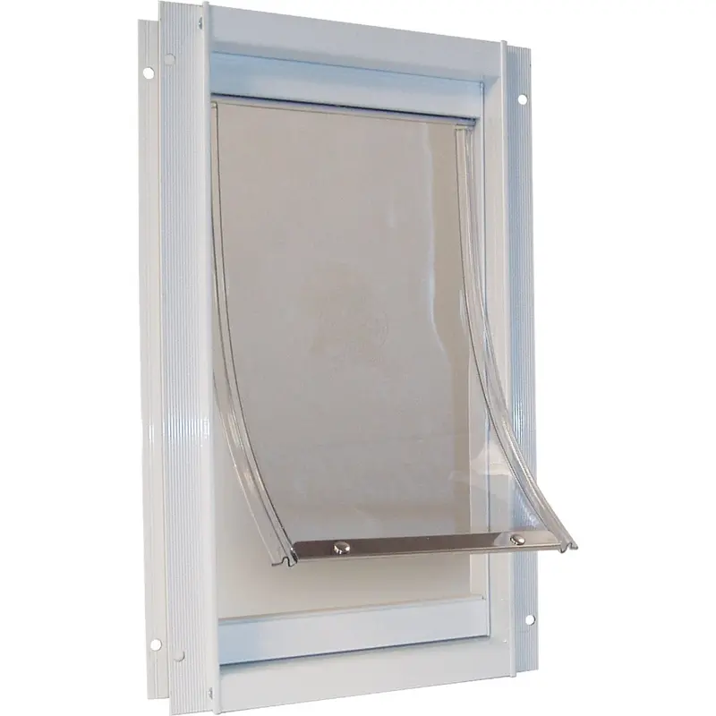 Ideal Pet Aluminum Pet Door – Super Large 15 In. X 20 In., White Finish 1