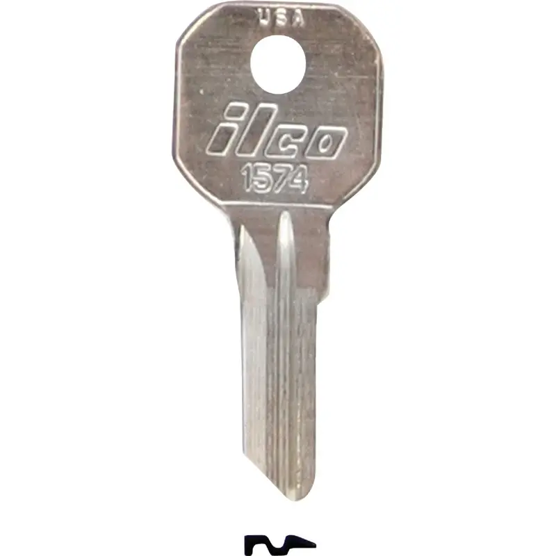 Ilco Nickel-Plated Gas Cap Key Set – 10-Pack For Universal Fuel Cap Compatibility 1