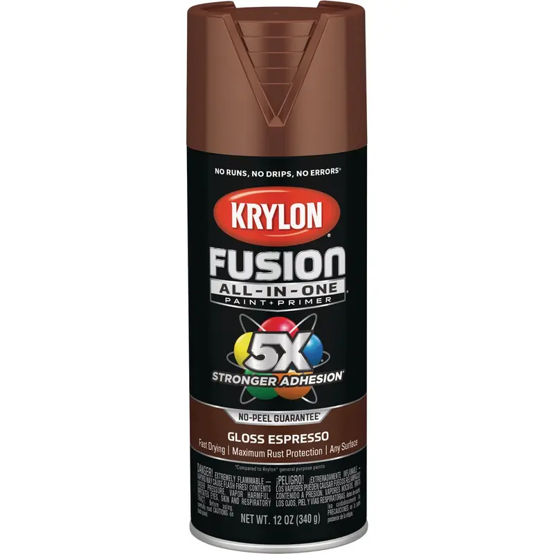 Krylon Fusion All-In-One Espresso Gloss Spray Paint & Primer 1