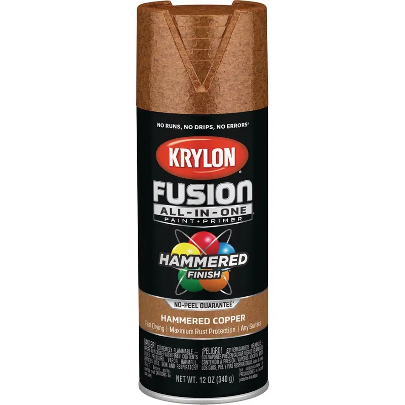 Krylon Fusion Hammered Copper Spray Paint & Primer Combo 1