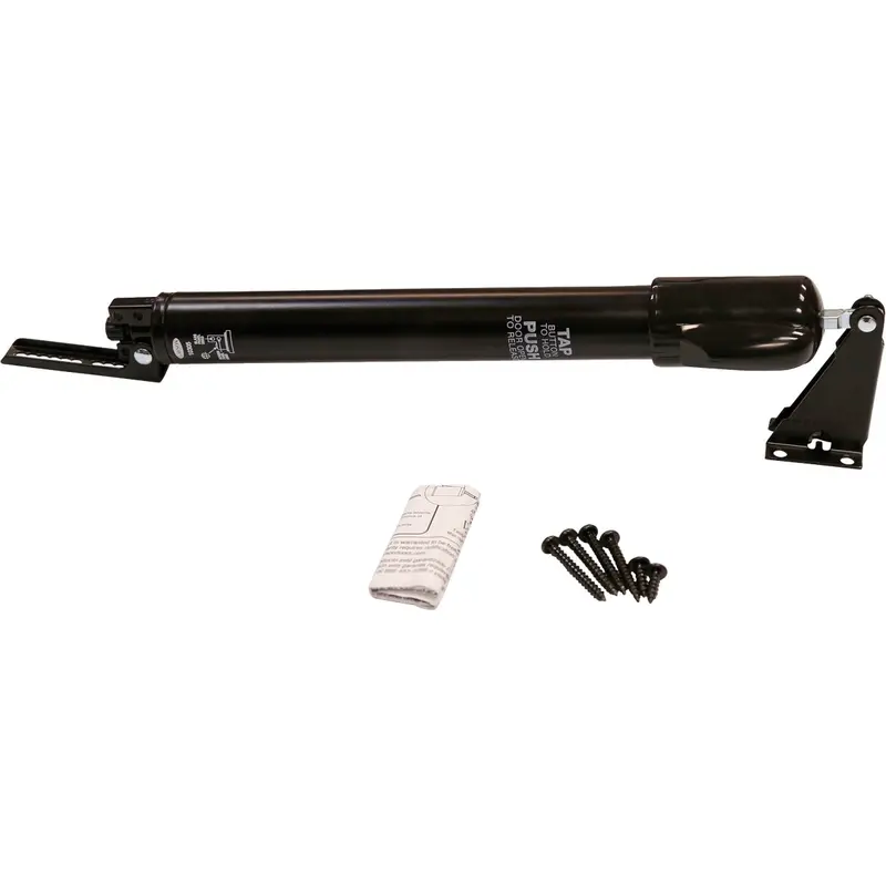 Larson Standard-Duty Storm Door Closer With Hold-Open Function – Matte Black Finish 1