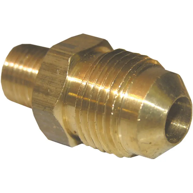 Lasco Brass Flare-To-Male Pipe Adapter – 3/8" M × 1/8" Mpt 1