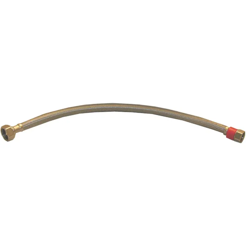 Lasco Stainless Steel Braided Faucet Supply Line – 1/2" C X 1/2" Fip, 20" Length 1