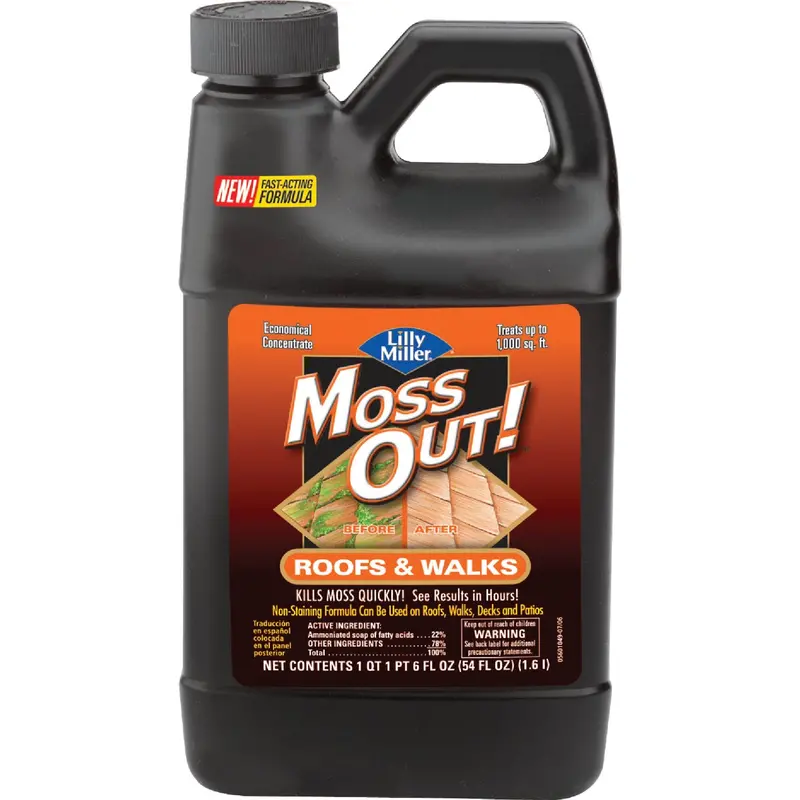 Lilly Miller Moss Out! Moss And Algae Killer: 54 Oz Concentrate 1