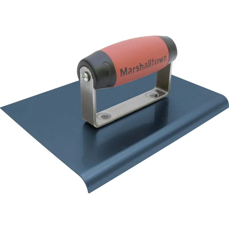 Marshalltown Blue Steel Edger – 9" X 6", Straight-Edge Concrete Finishing Tool For Professional Results 1