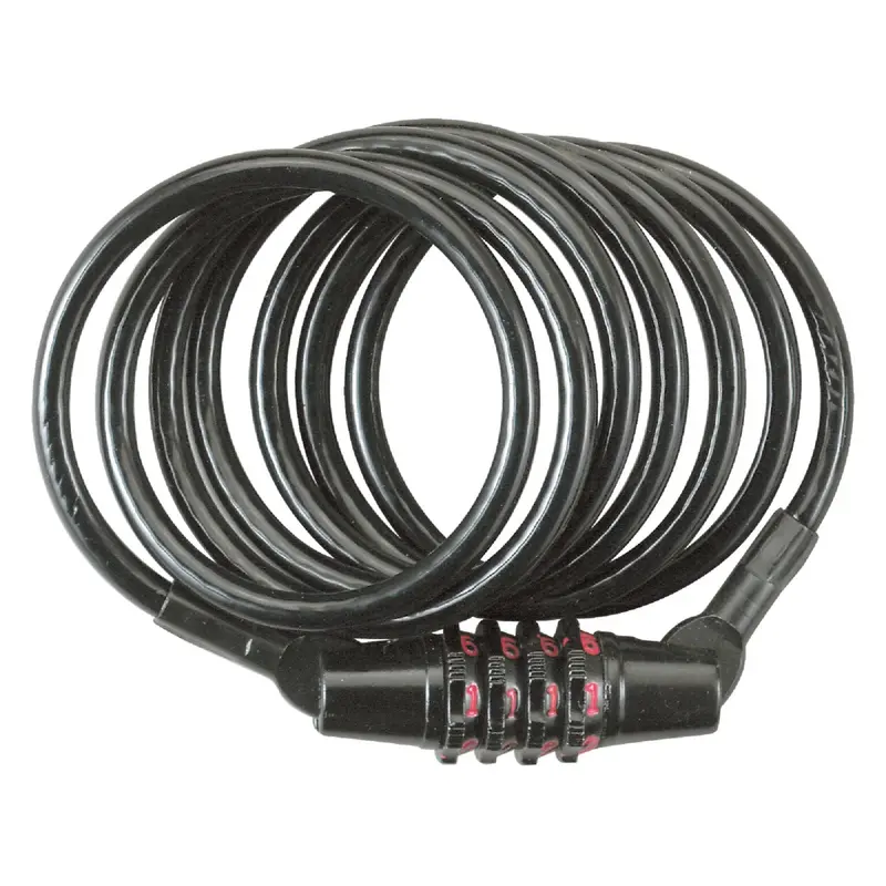 Master Lock Self-Coiling Bicycle Cable Lock – 4-Foot Length, 3/8-Inch Diameter 1