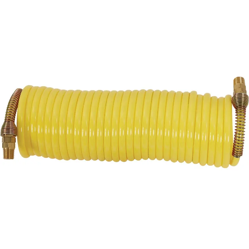 Milton Rekoil Nylon Air Hose – 1/4-Inch X 25-Foot With Swivel Fittings 1