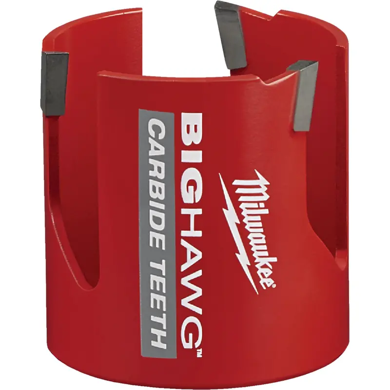 Milwaukee Big Hawg Carbide-Tipped Hole Saw – 2-9/16 Inch Diameter 1