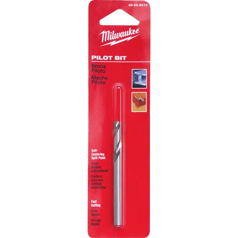 Milwaukee Thunderbolt Pilot Drill Bit – 1/4" X 3-1/2", High-Speed Steel For Precision Drilling 1