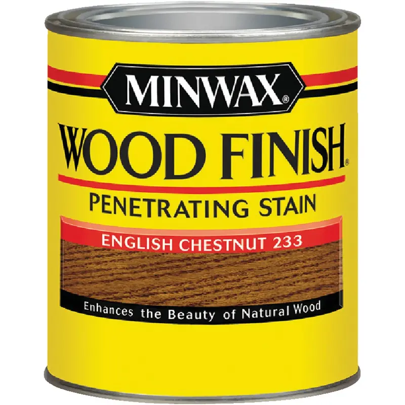 Minwax Wood Finish Penetrating Stain – English Chestnut, 1/2 Pint 1