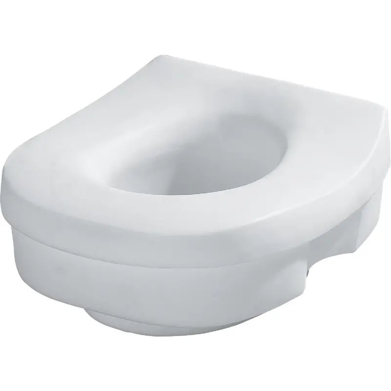 Moen Elevated Toilet Seat – White, Fits Round Or Elongated Bowls 1