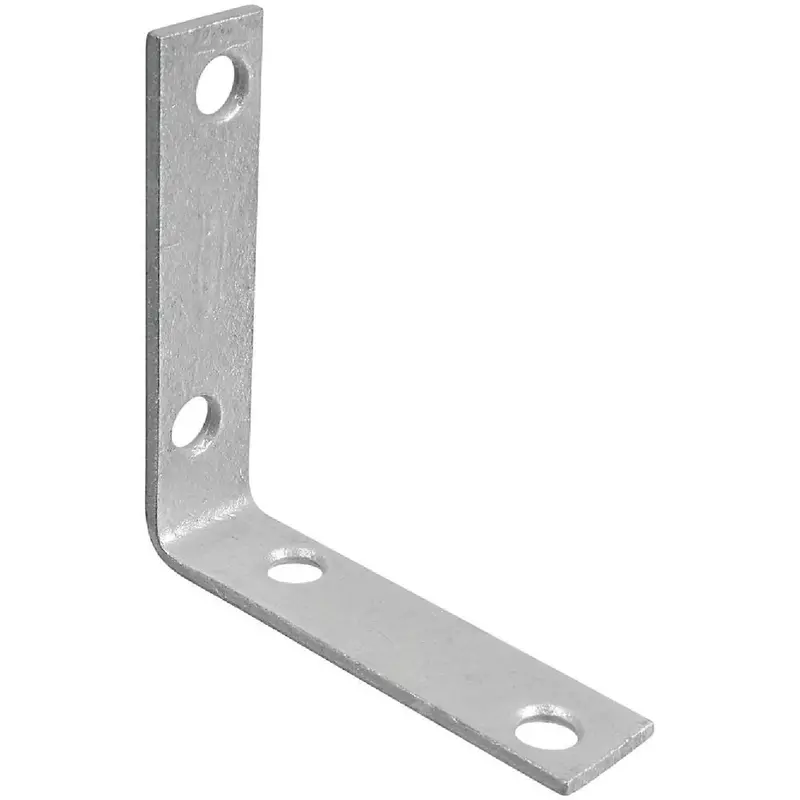 National Catalog Corner Brace – 2-1/2" × 5/8" Galvanized Steel Reinforcement (4-Pack) 1