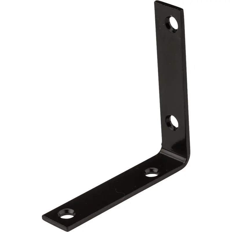 National Hardware Corner Brace – 3.5" X 0.75" Zinc-Plated Steel 1
