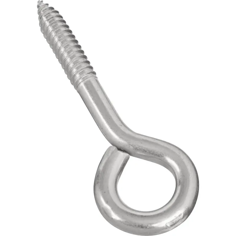 National Hardware Storm-Resistant Screw Eye – 7/16" X 5-1/4", Shine Finish 1