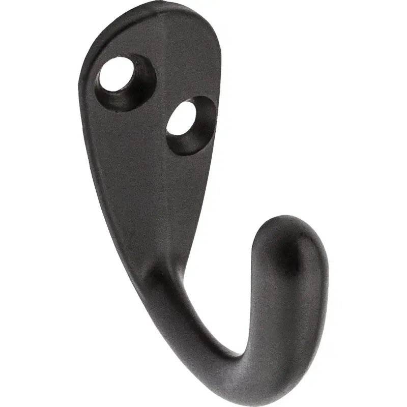 National Oil-Rubbed Bronze Wardrobe Hook – Single Clothes Hanger (2-Pack) 1