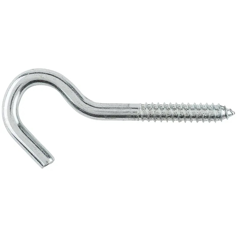 National Steel Screw Hook – 3/8-Inch X 4-7/8-Inch 1