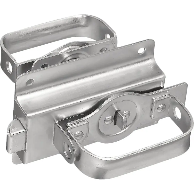 National Zinc Swinging Door Latch – Heavy-Duty Steel Surface-Mount Hardware 1