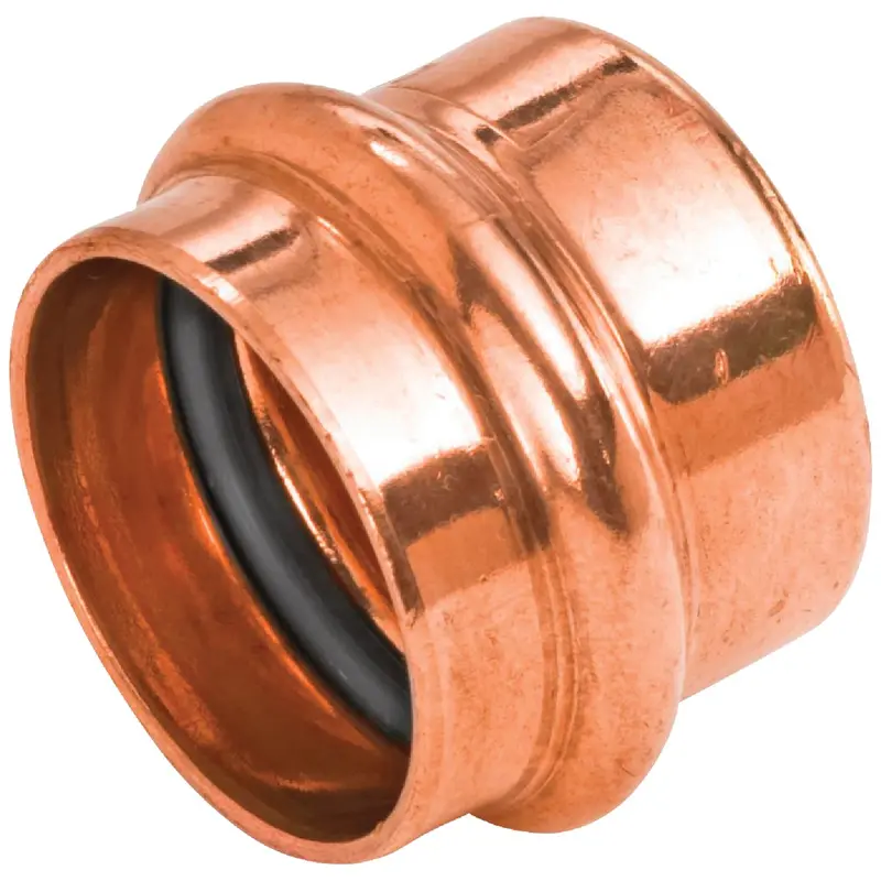 Nibco Press-Fit Copper Cap – 1/2" Diameter, Lead-Free, For Residential Plumbing Systems 1