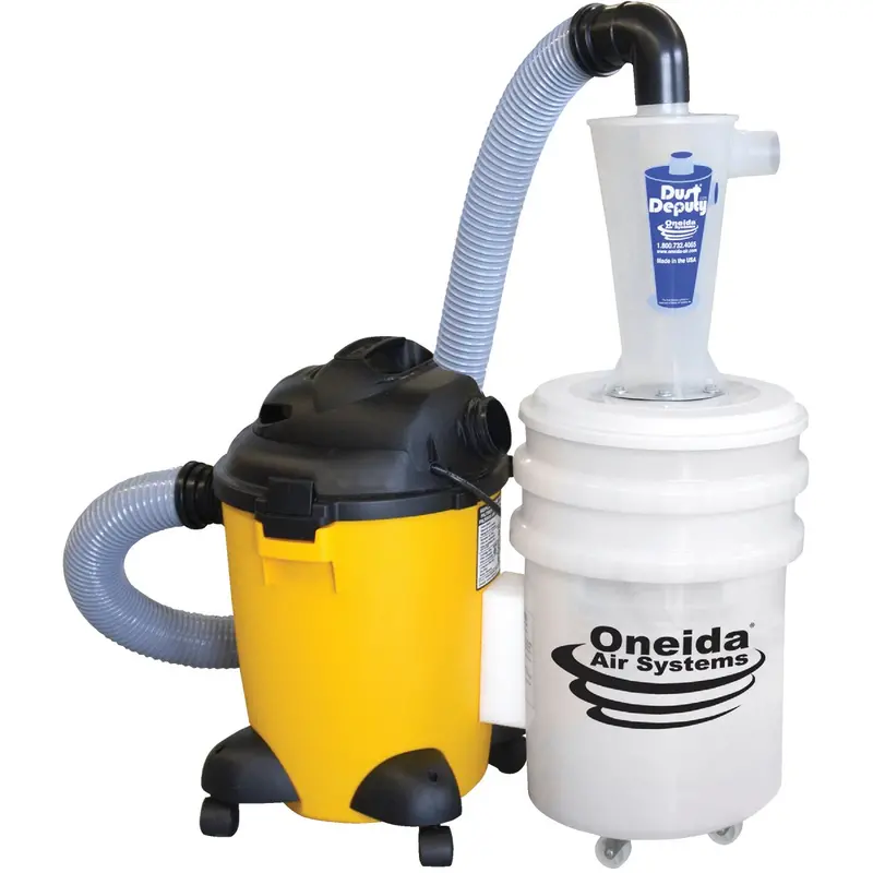 Oneida Dust Deputy Deluxe Dry Vacuum Filter Attachment 1
