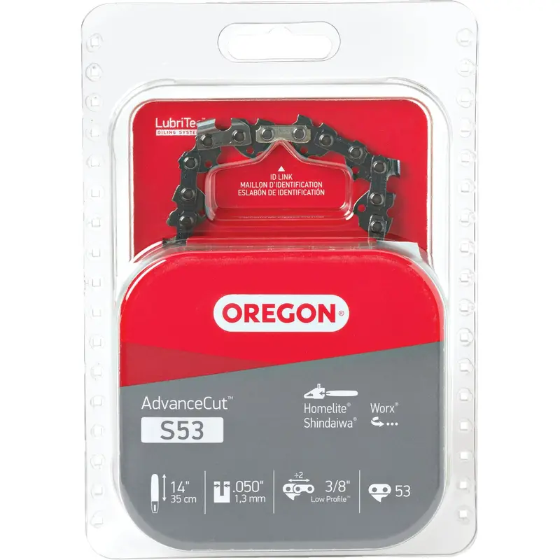 Oregon Advancecut S53 Chainsaw Chain – 14-Inch Low-Kickback Replacement 1